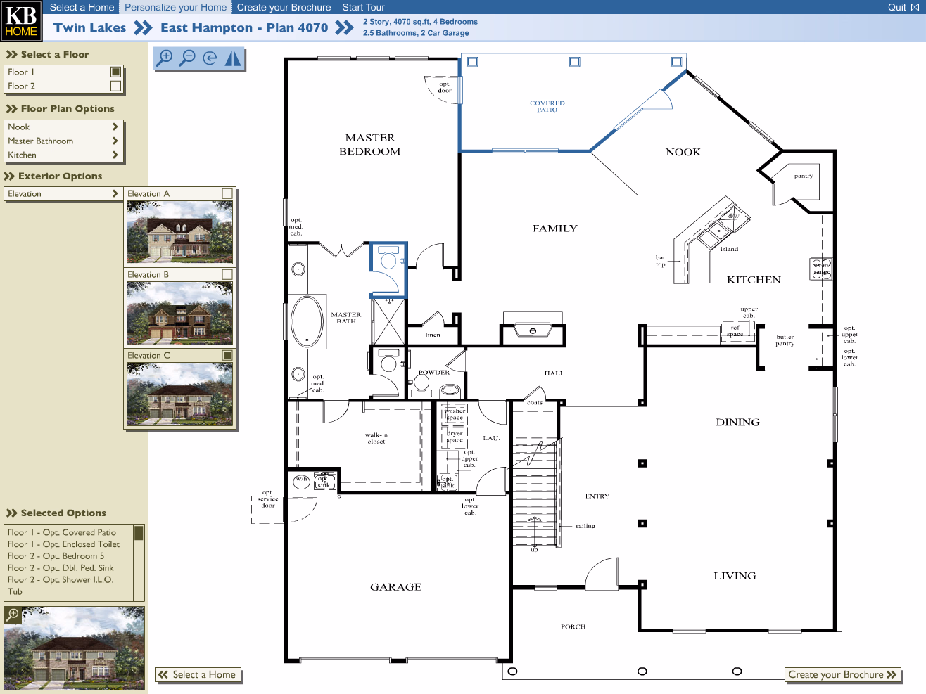 KB Home screenshot