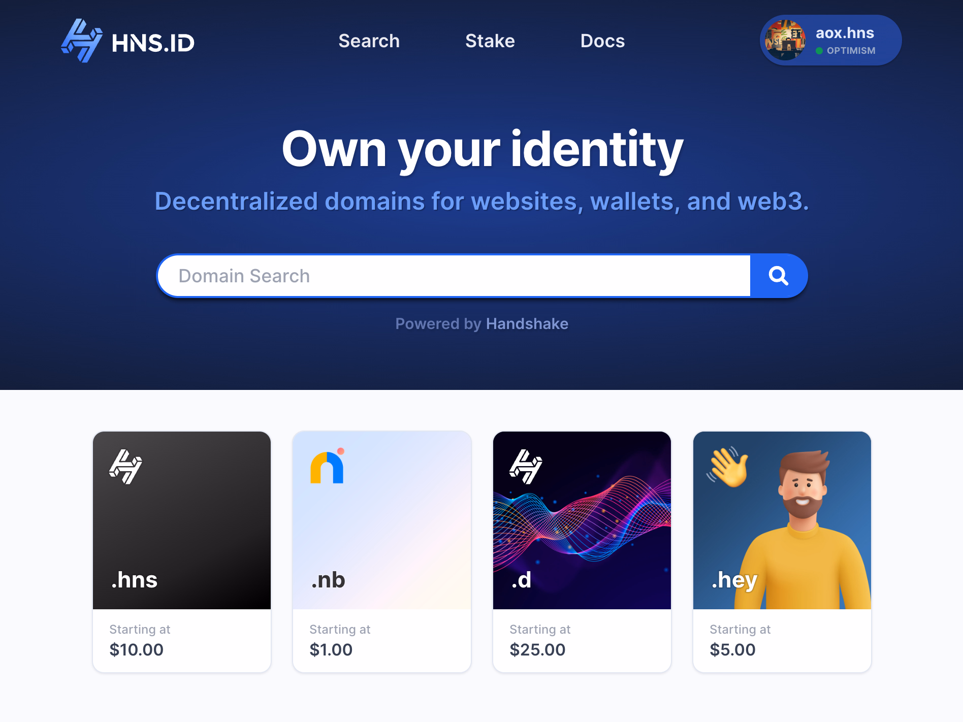 Namebase screenshot 1 of 3